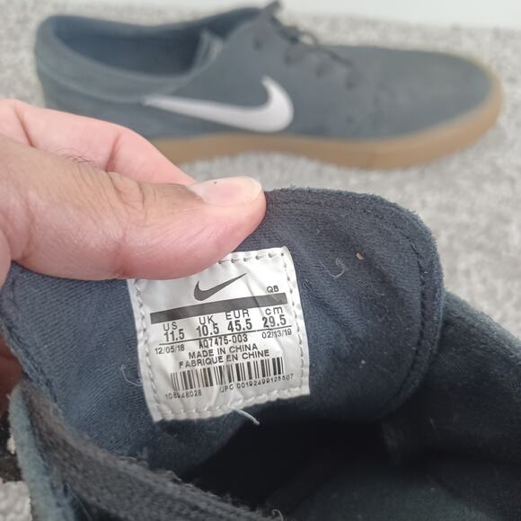 Nike Zoom Stefan Janoski RM SB Mens Black Gum Skate Shoes Mens 11.5 AQ7475-003 - Picture 5 of 10